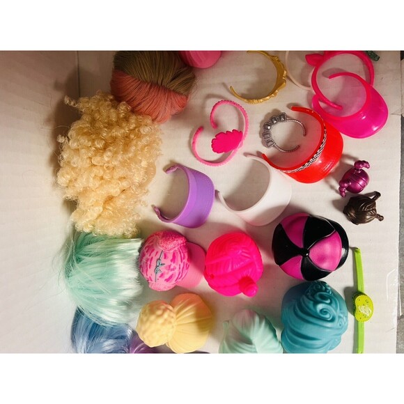 LOL Surprise Doll Wigs Big Baby Wigs Headbands Hats Tiara 44 Pieces WOW - Picture 4 of 6